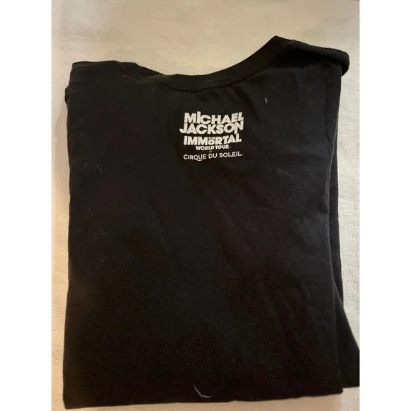 Michael Jackson Immortal World Tour Cirque du Soleil‎ Black T-Shirt - Picture 5 of 5